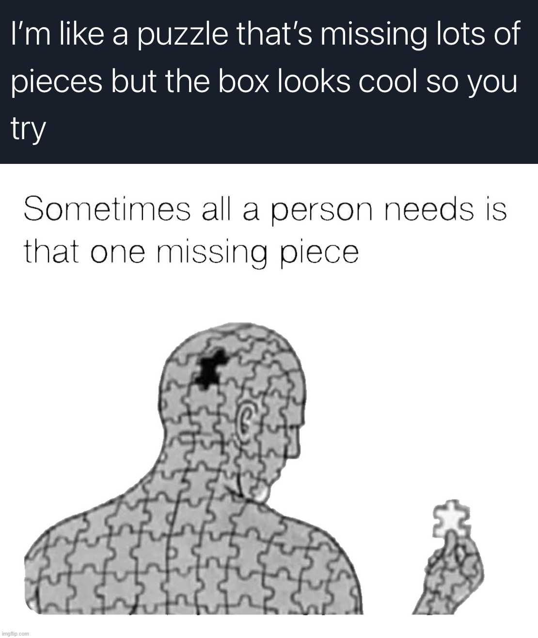 That One Missing Piece Memes U0026 GIFs Imgflip