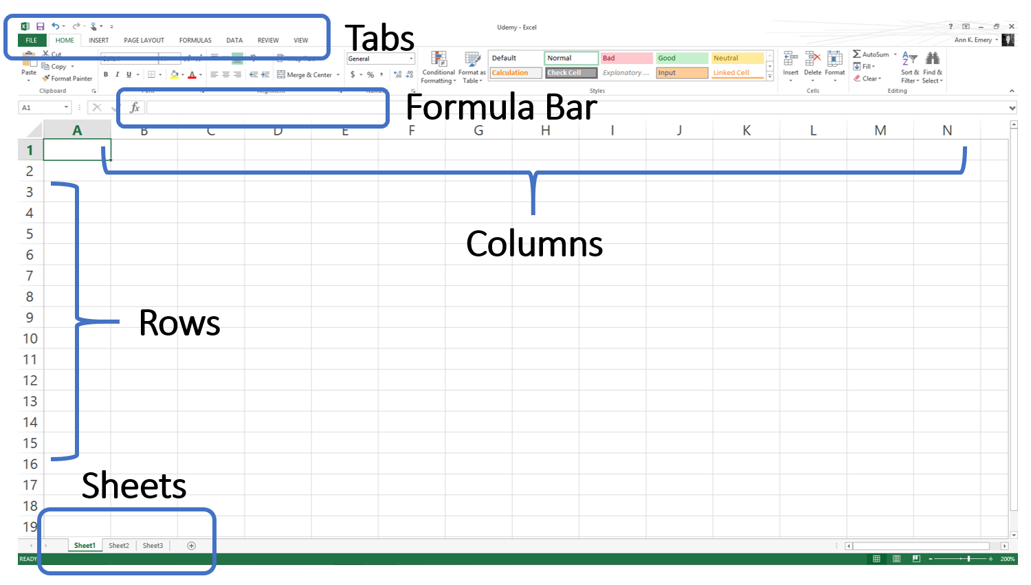 excell worksheet