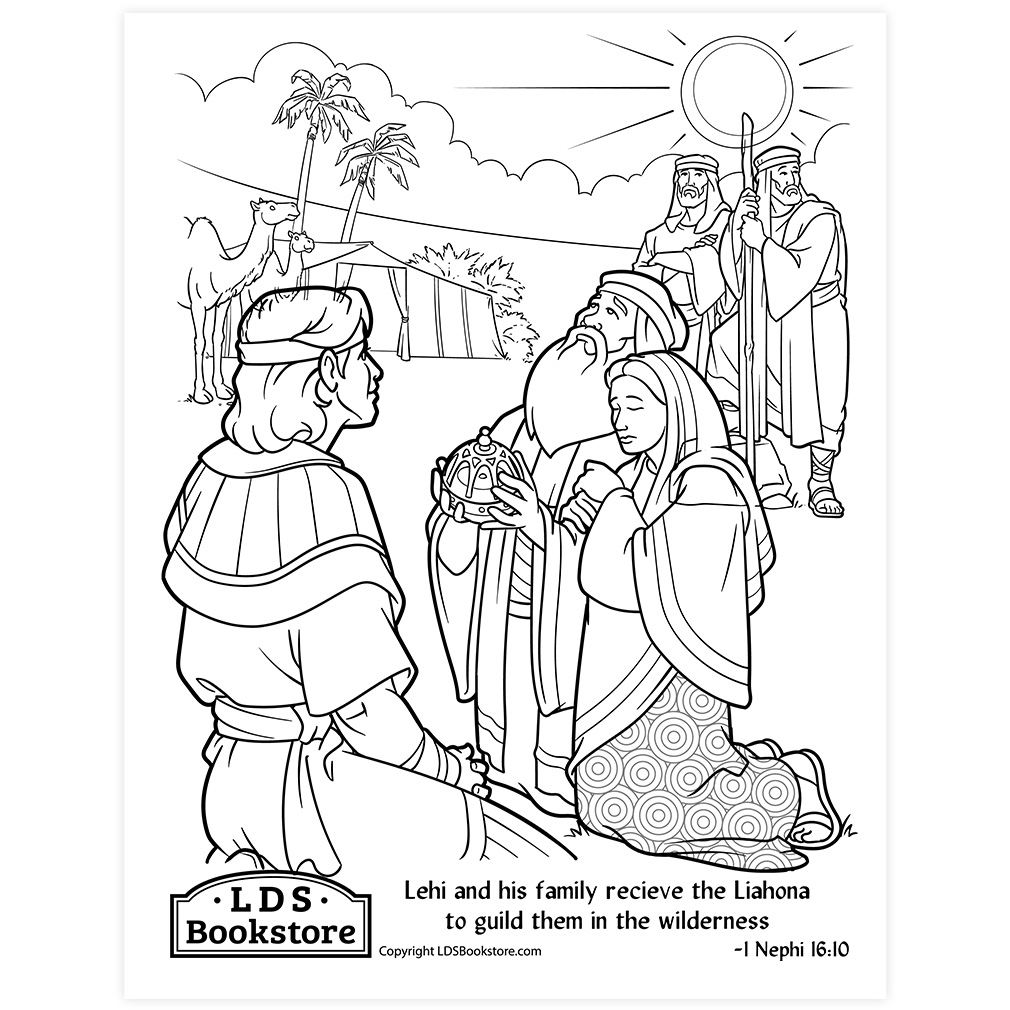 The Gift Of The Liahona Coloring Page Printable
