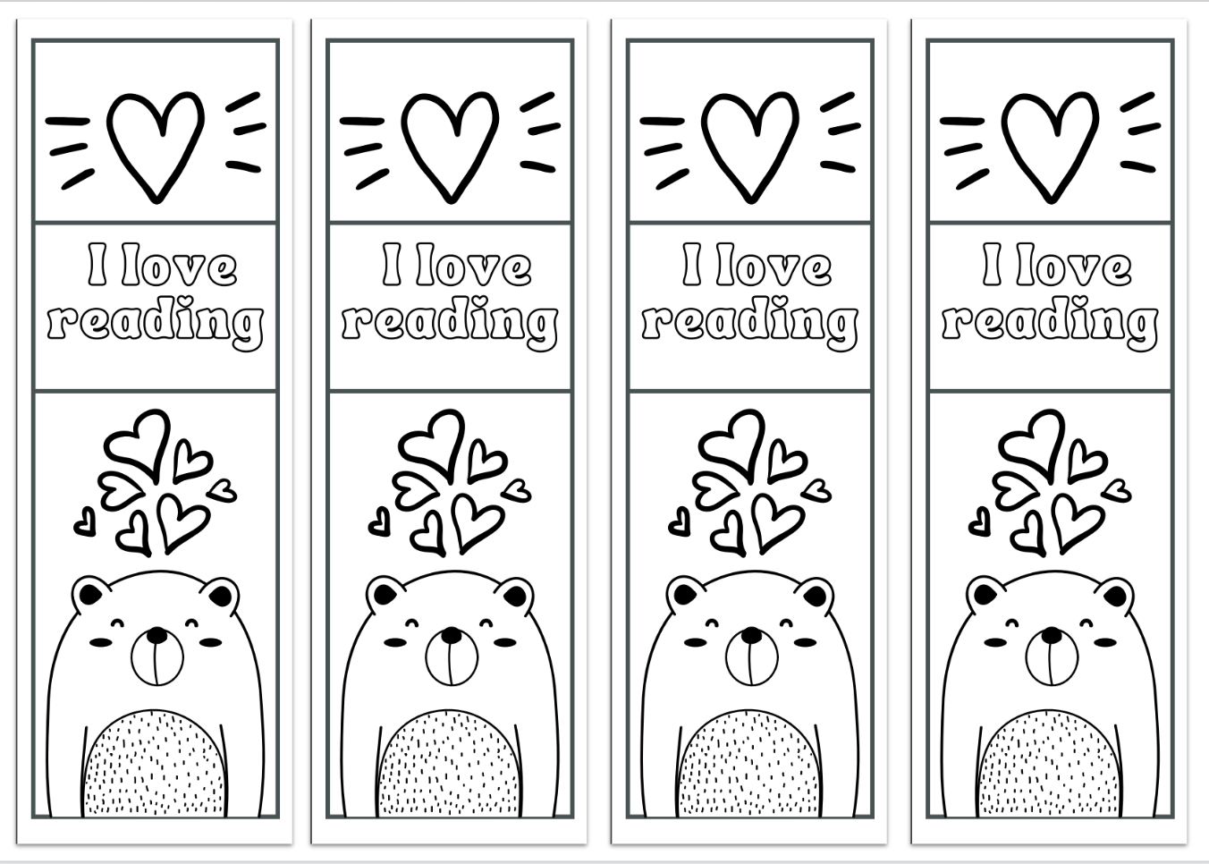 The Library Voice 25 Bookmarks To Color For Our Readers You Will Find The Templates To Copy U0026 Use Here Friends 