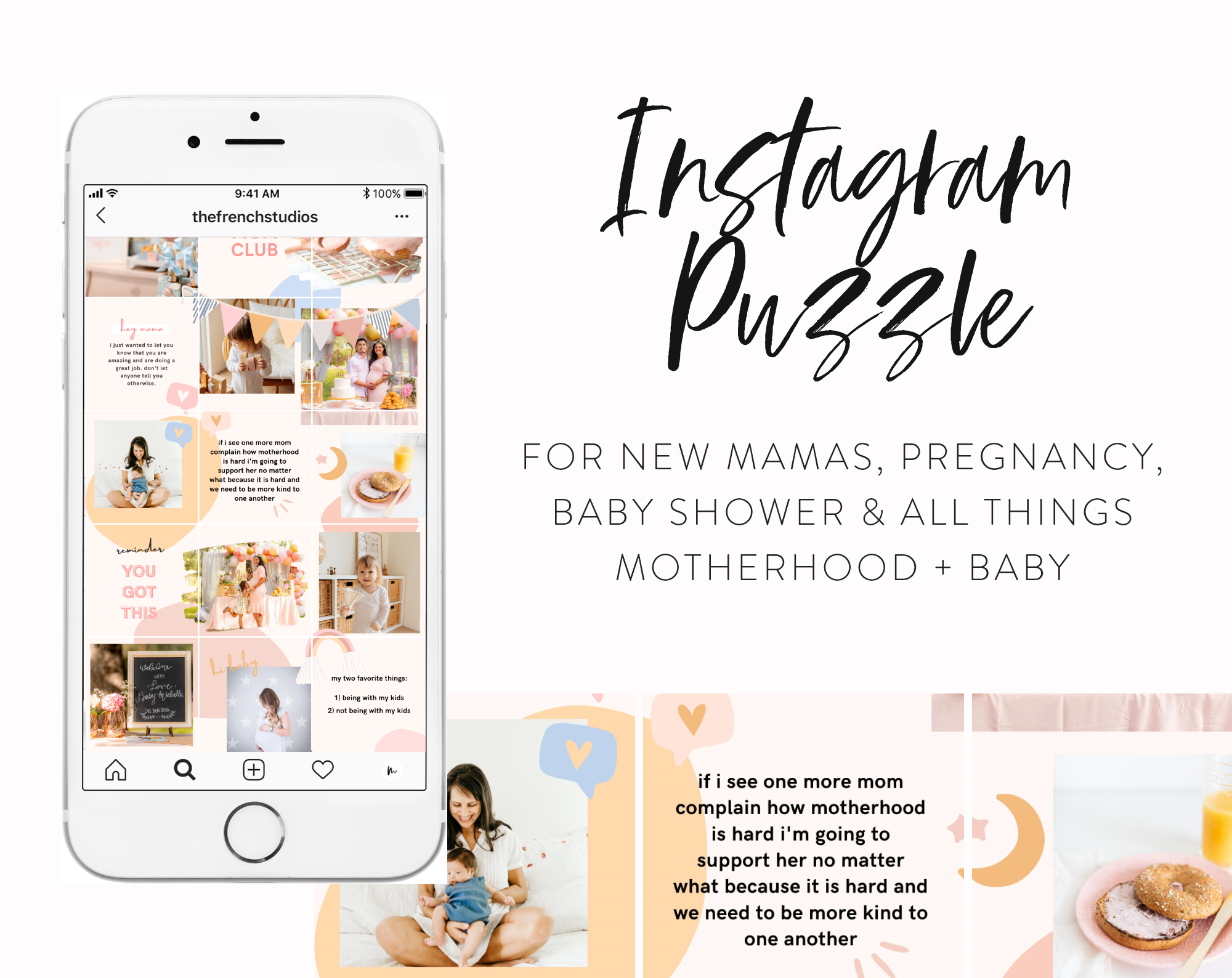 instagram puzzle template canva