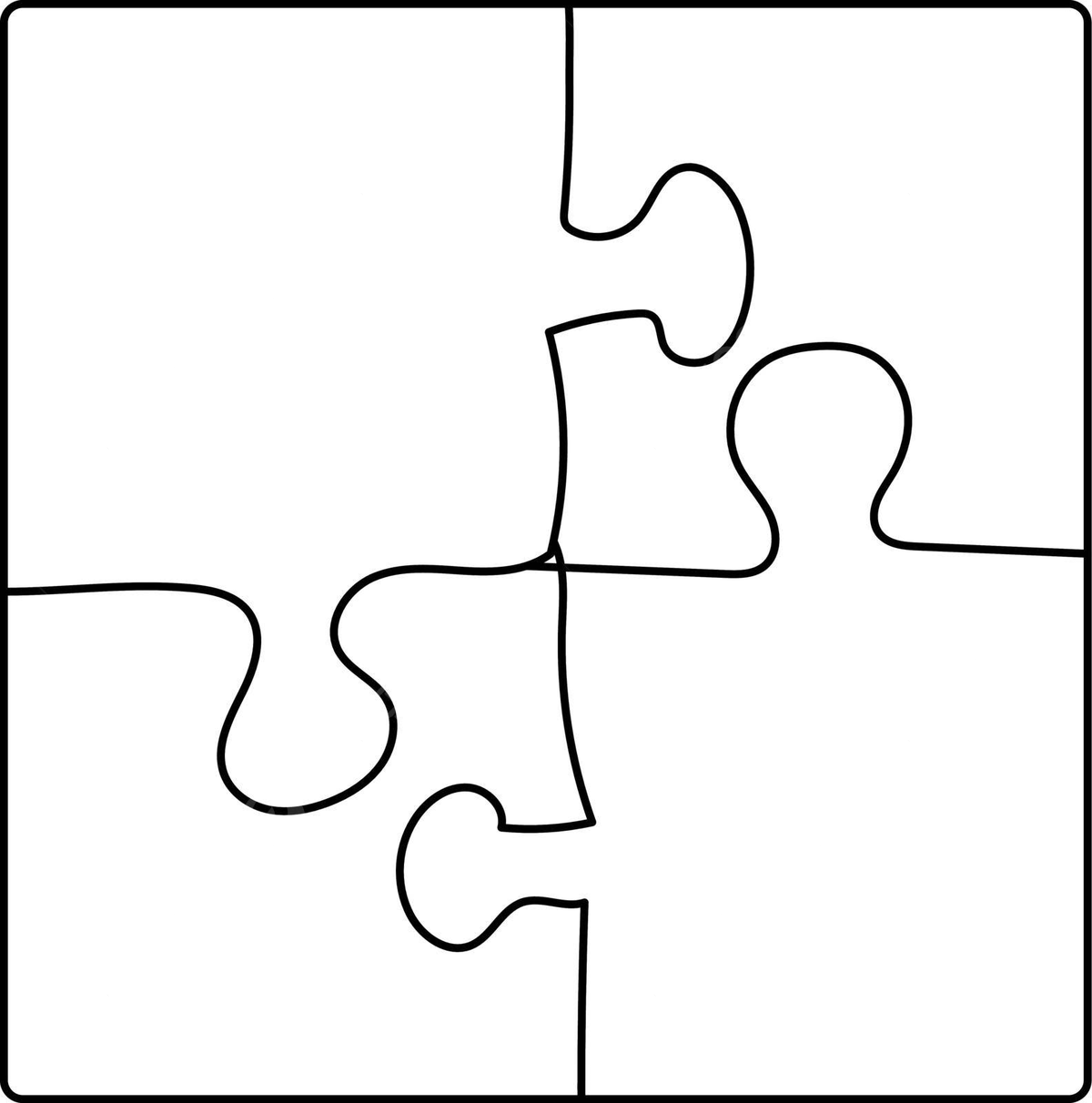 The Template Is A Hand Drawn Puzzle Grid Flat Pattern Illustration Vector Flat Pattern Illustration PNG And Vector With Transparent Background For Free Download