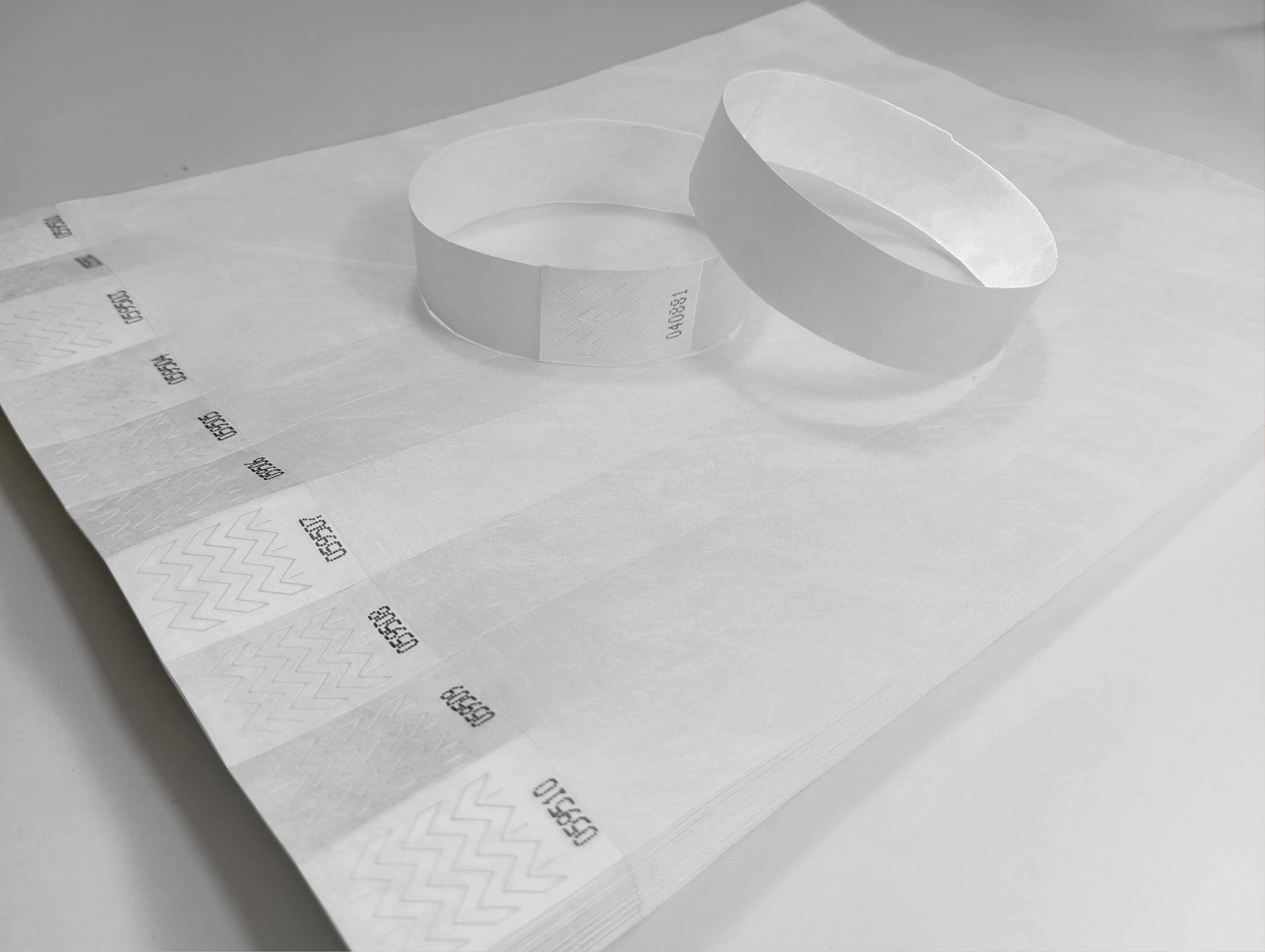 ThinkkBig Inkjet Printable Tyvek Paper Wristbands Pack Of 100 Amazon in Office Products