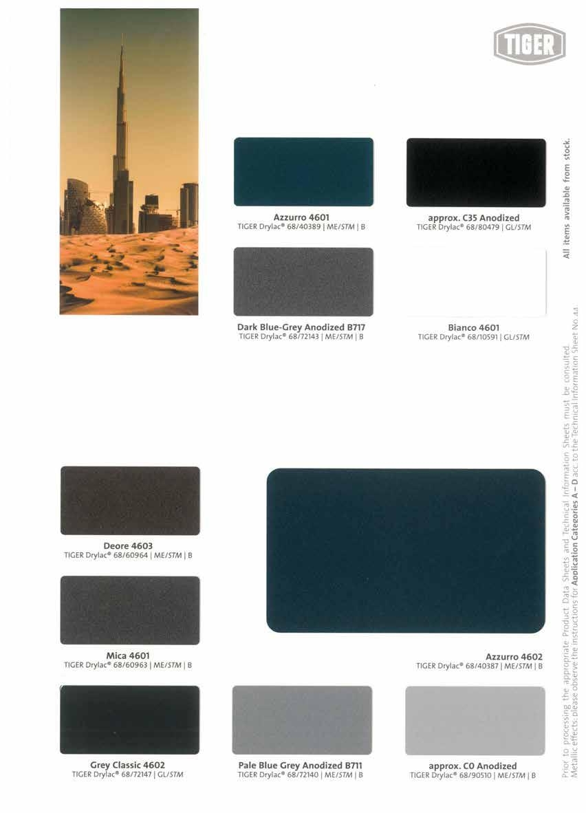 Tiger Drylac ColorCard Series 68 Flat Matte By Ipcm International Paintu0026amp Coating Magazine Issuu