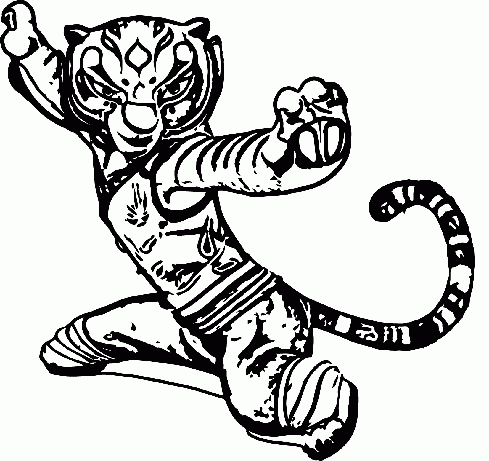 Tigress Kung Fu Panda Coloring Pages 634753