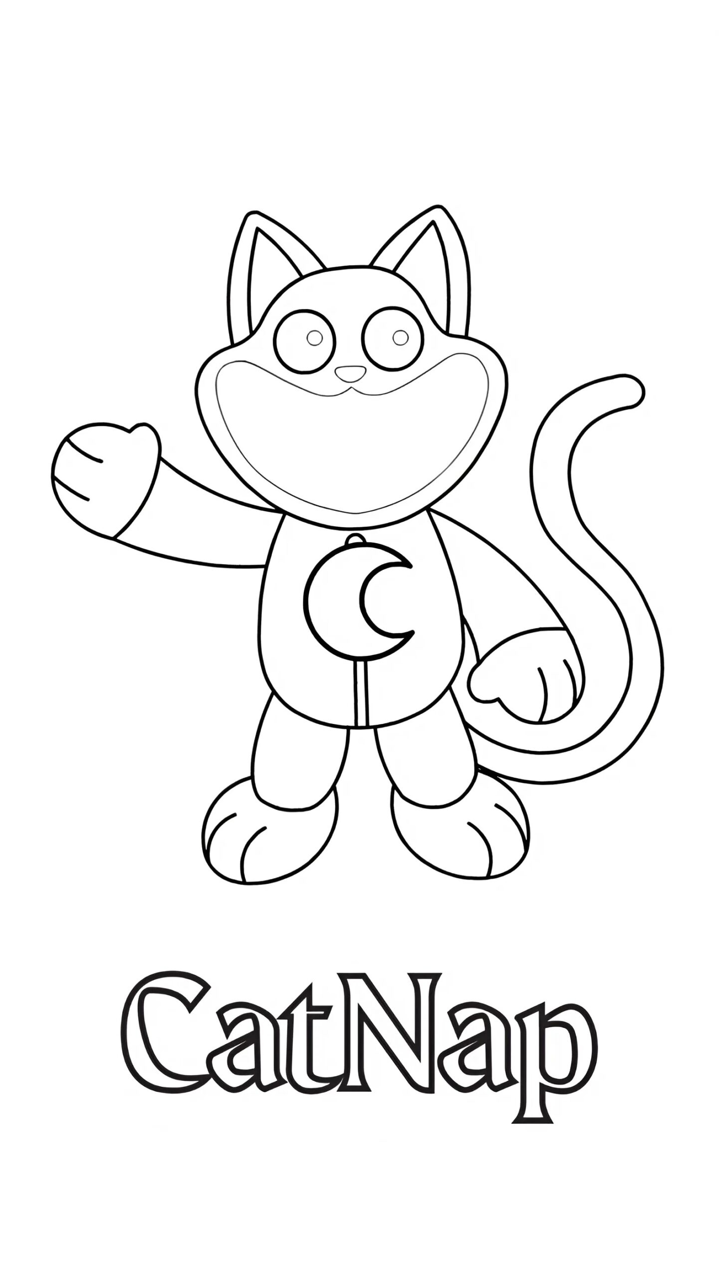 Top 15 Catnap Coloring Page To Download