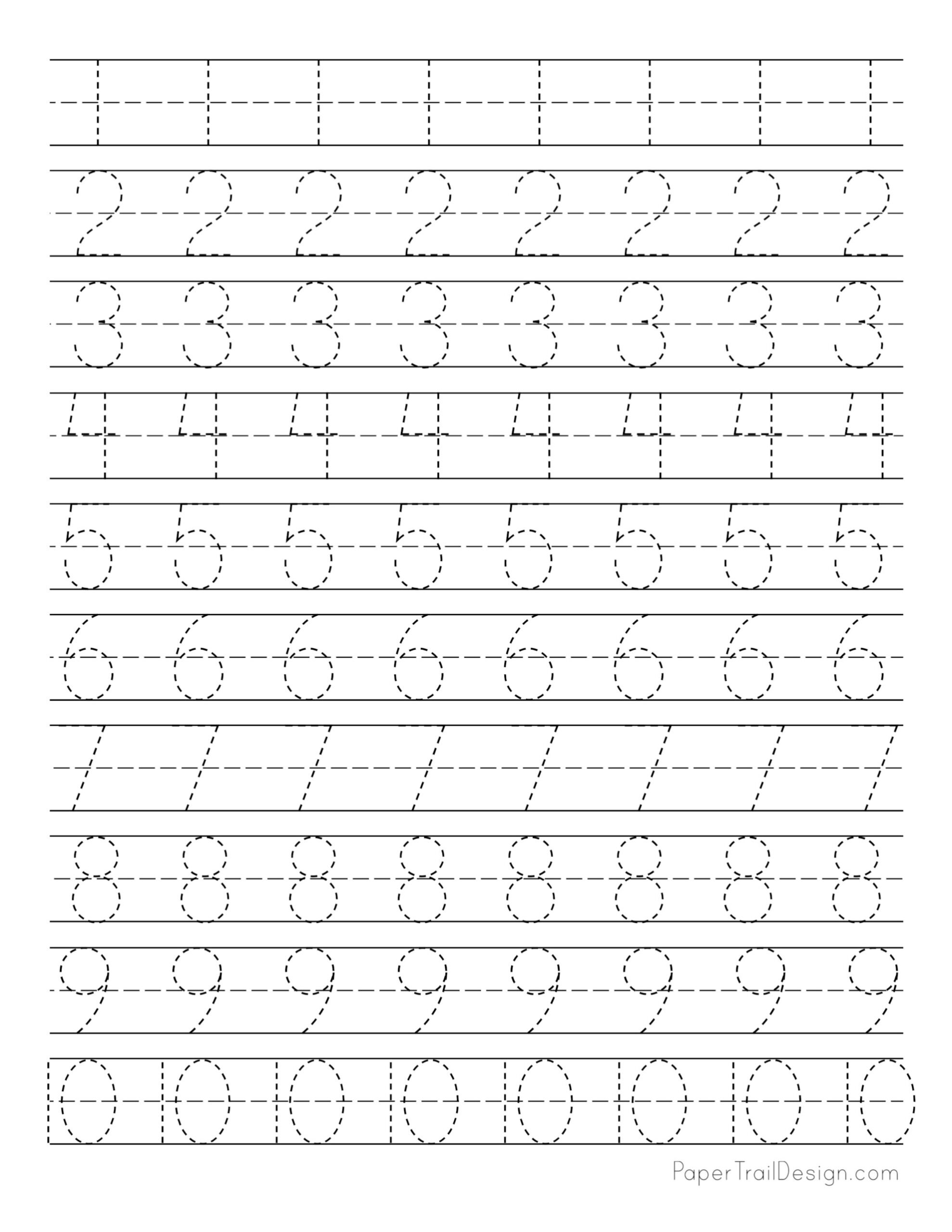 Tracing Worksheets Numbers 1 20 SupplyMe Worksheets Library