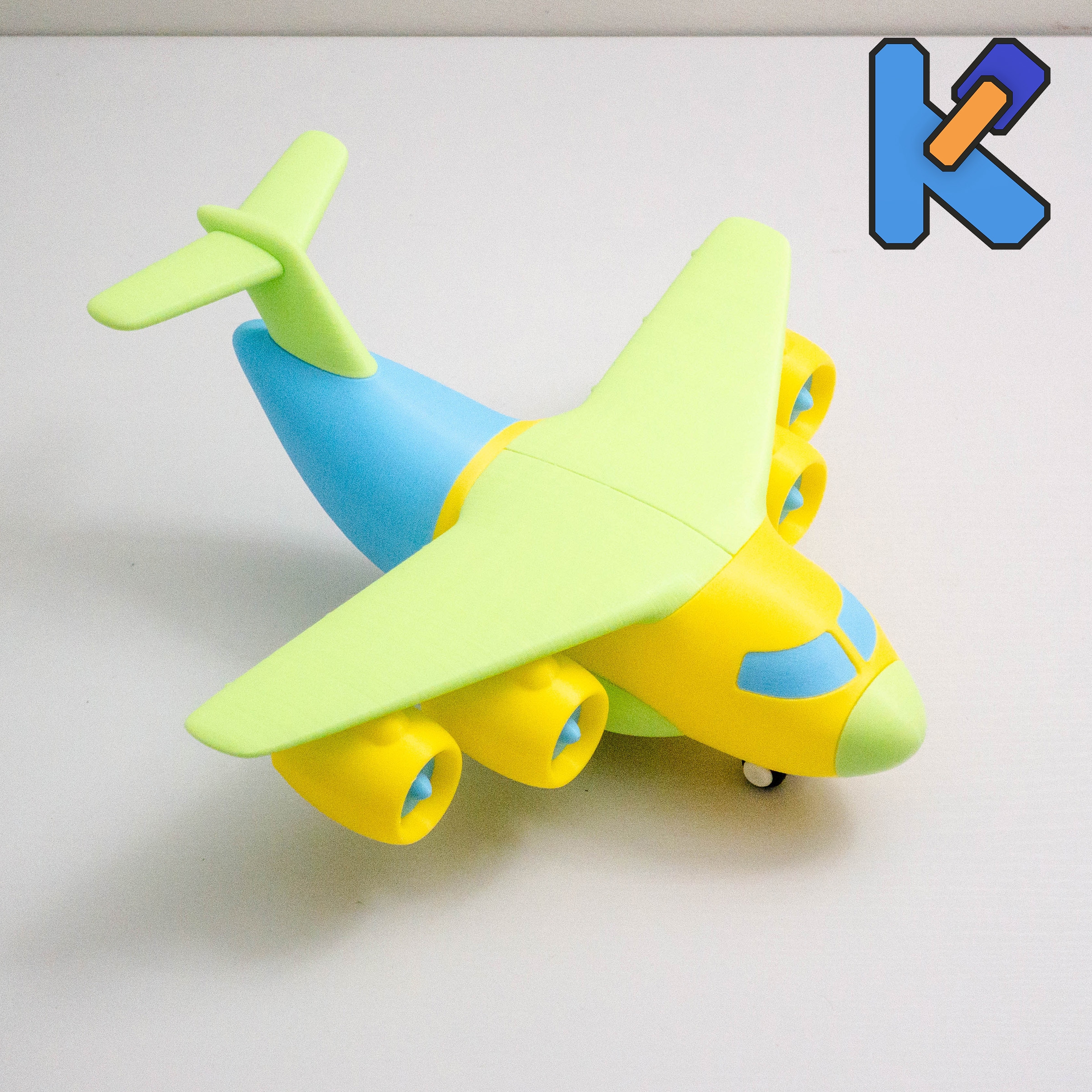 3d puzzle template free airplane