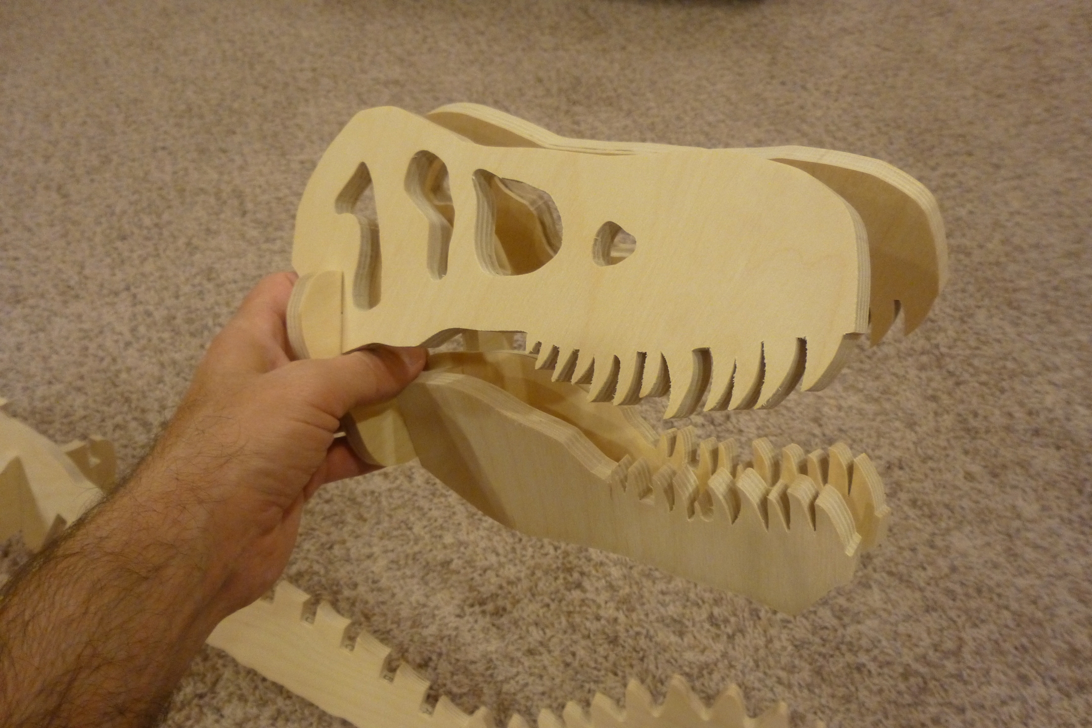 TRex Puzzle Making At Home A Variety Of Projects Made At Home 