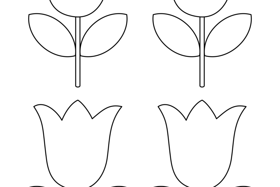Tulip Pattern Printable Printable Party Favors