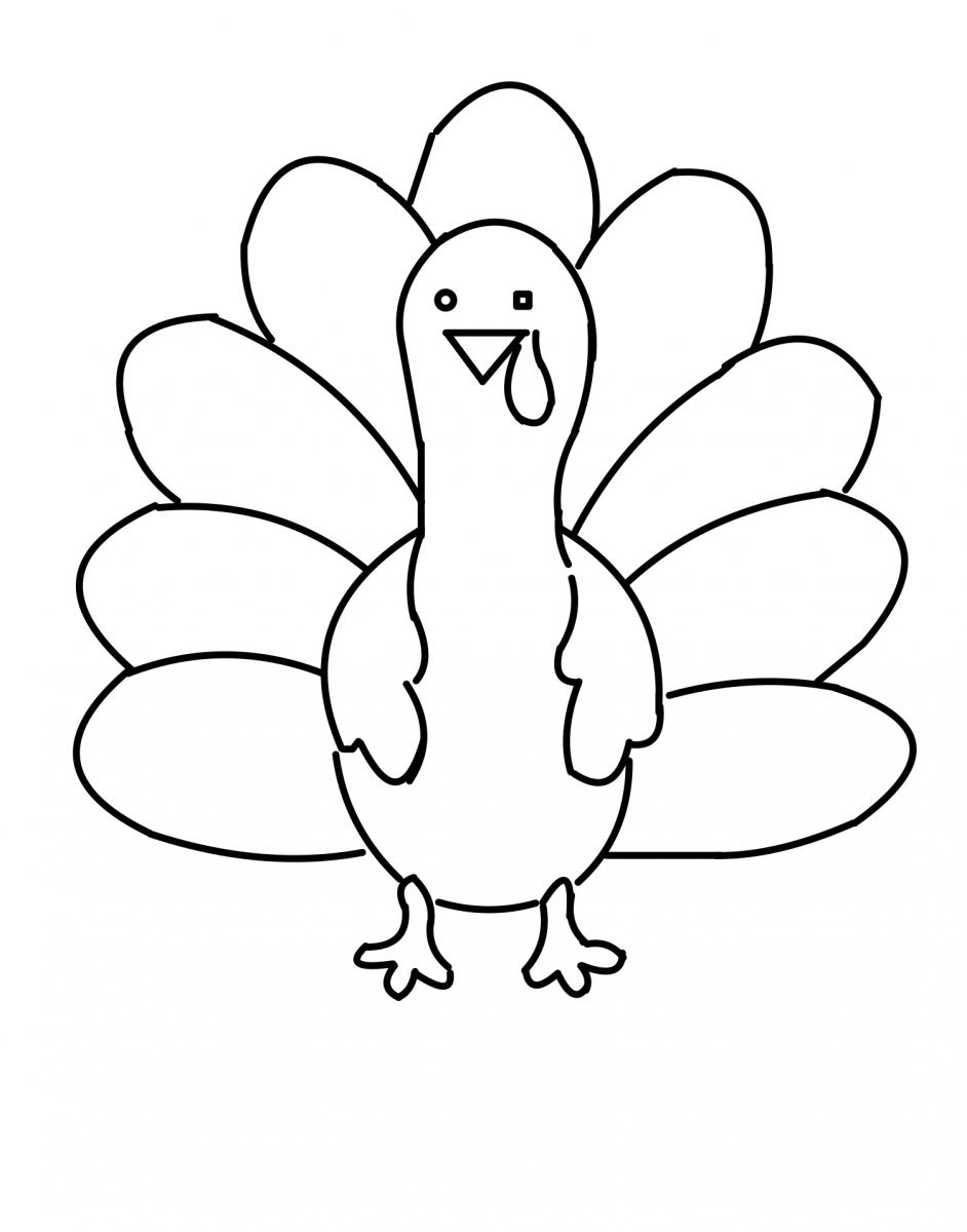 Turkey Activities Front And Side View Tactile Graphics Perkins 