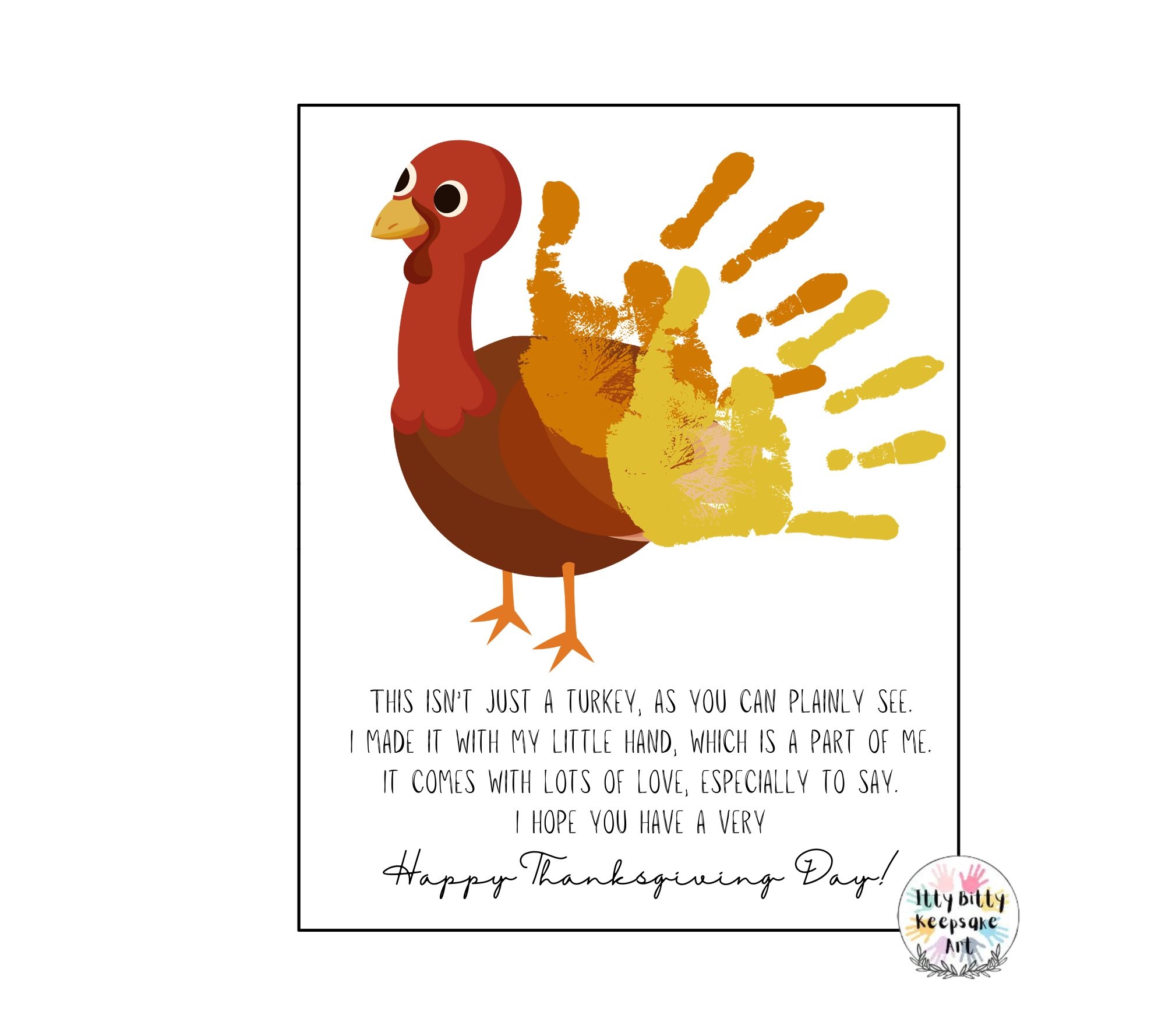 printable hand turkey template