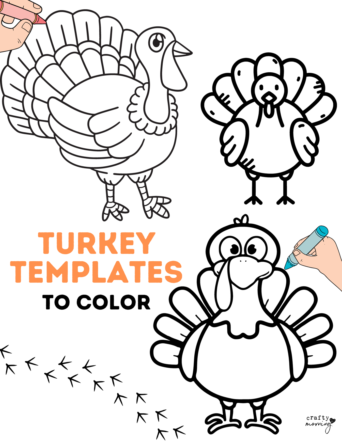 free turkey printable template