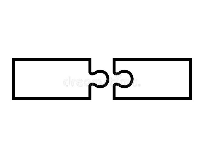 Two Parts Puzzle Stock Illustrations 450 Two Parts Puzzle Stock