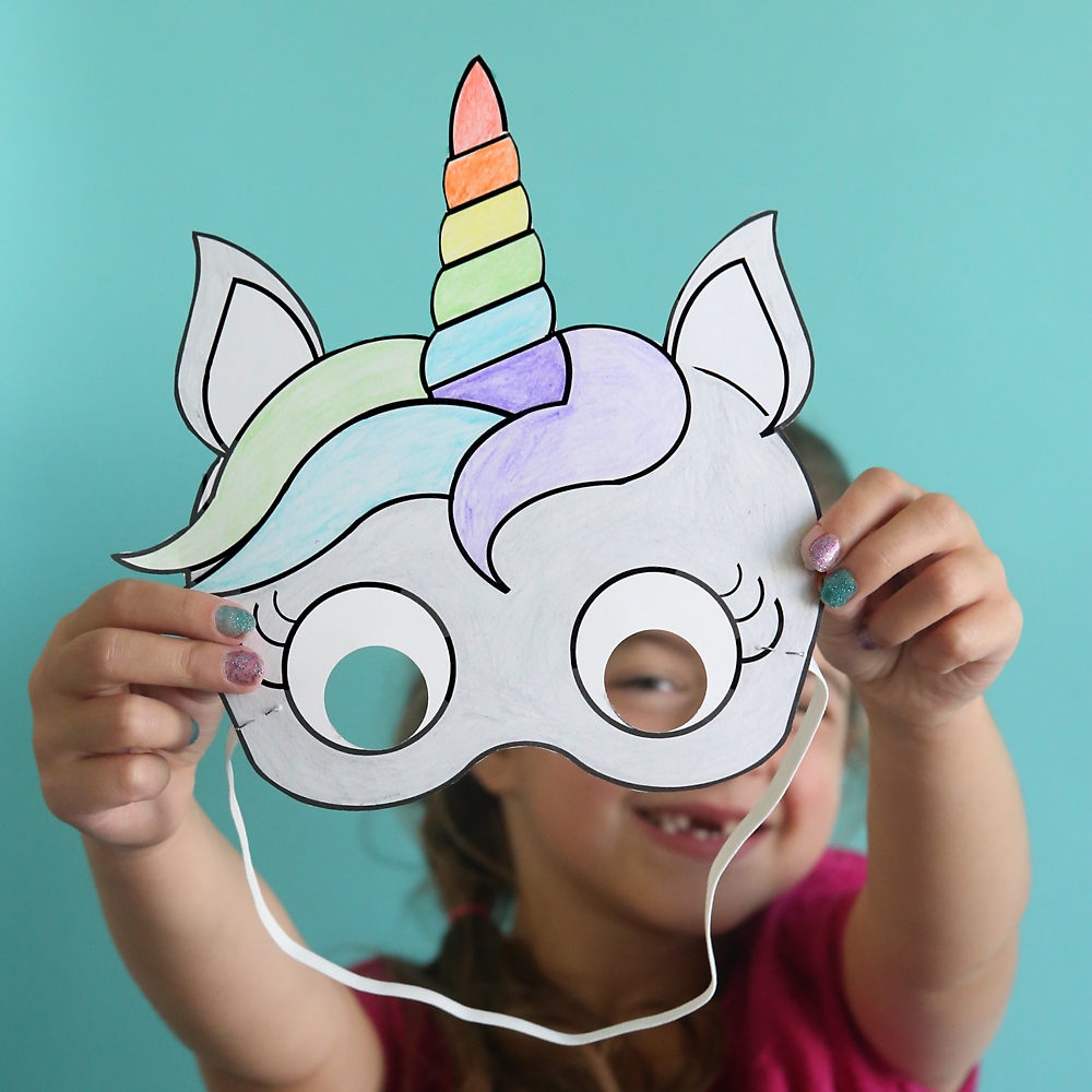 free printable unicorn head template