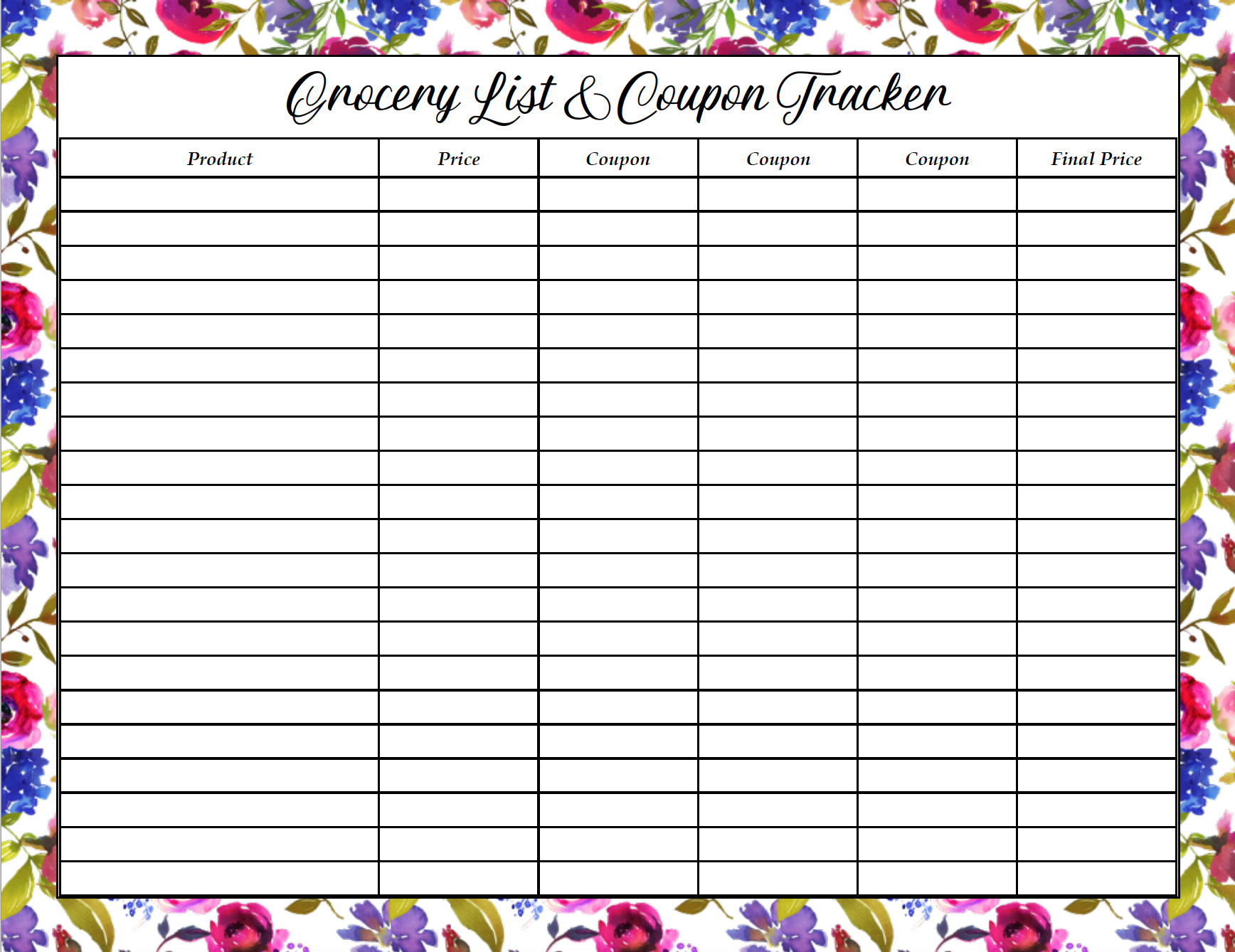 free coupons grocery printable