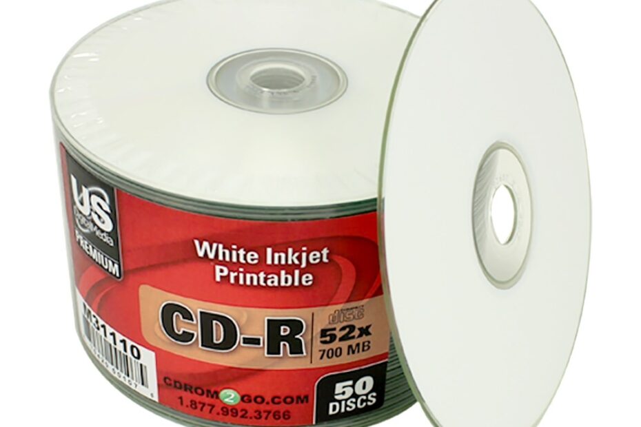 USDM Premium CD R White Inkjet Printable 52X