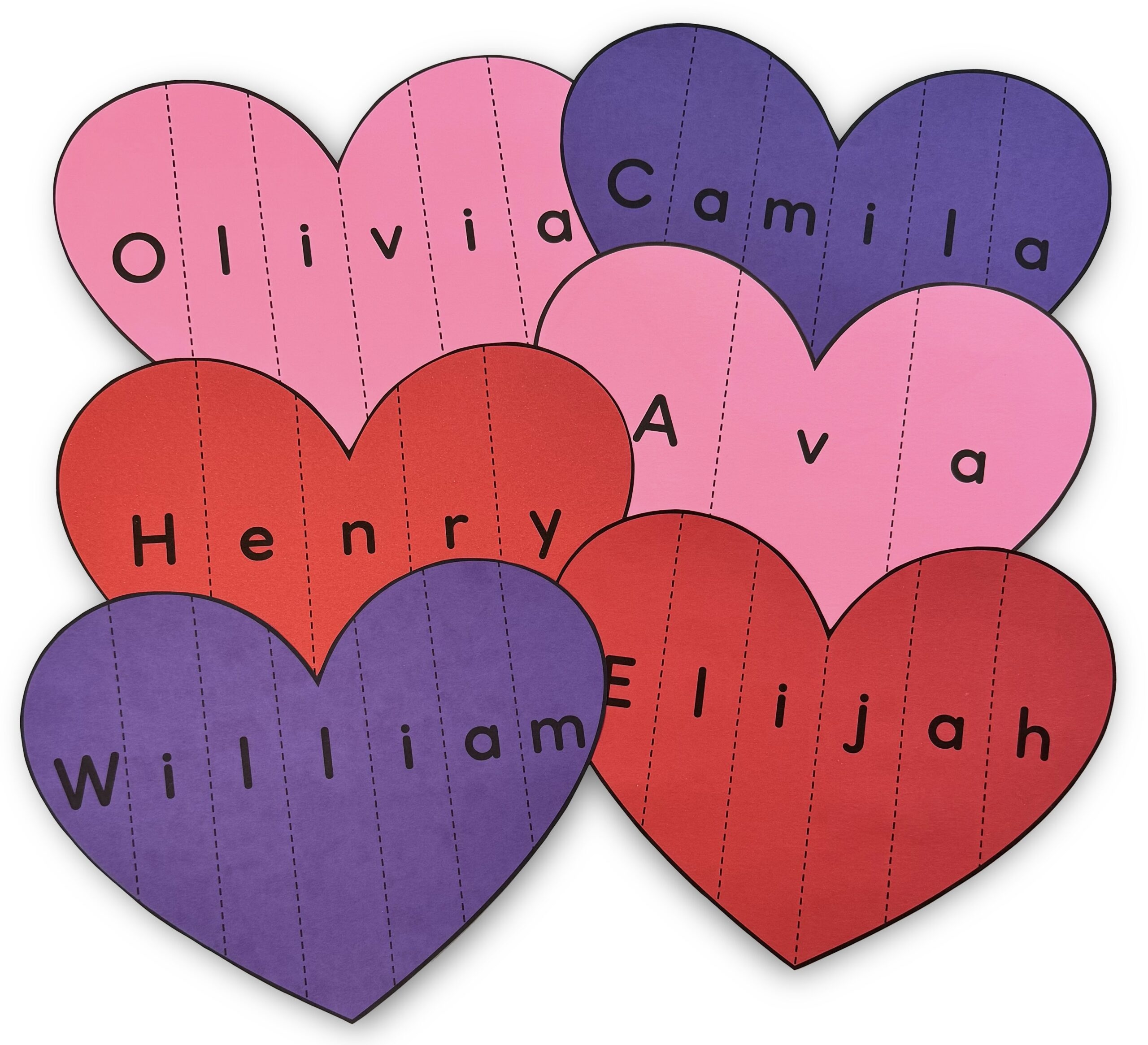 Valentine s Day Preschool Name Activity Ms Stephanie s Preschool