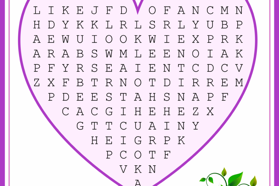 Valentine s Day Word Search Free Printable PDF Puzzles Free Printables Monograms Design Tools Patterns U0026 DIY Projects