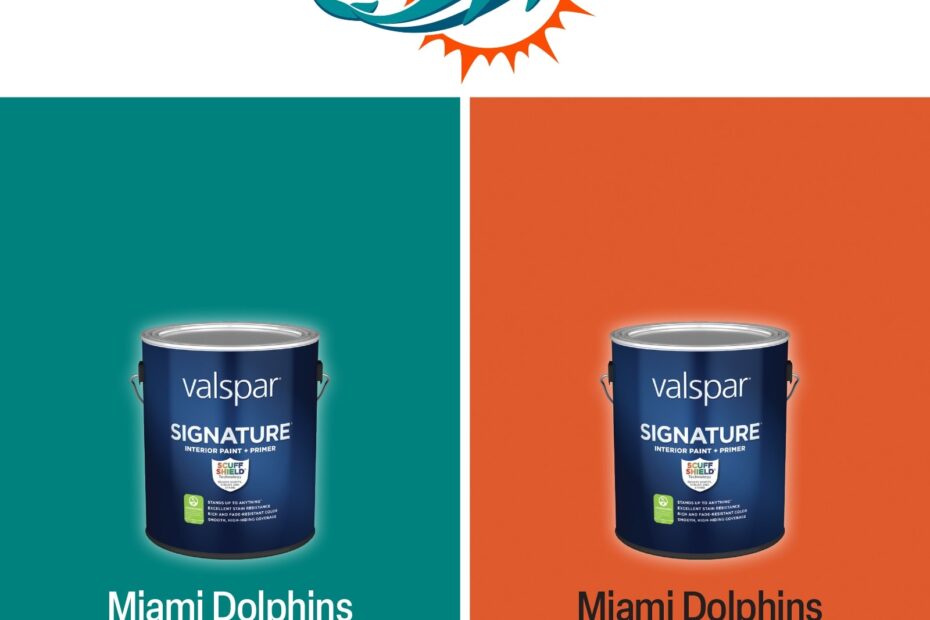 Valspar Miami Dolphins Paint Project Kit