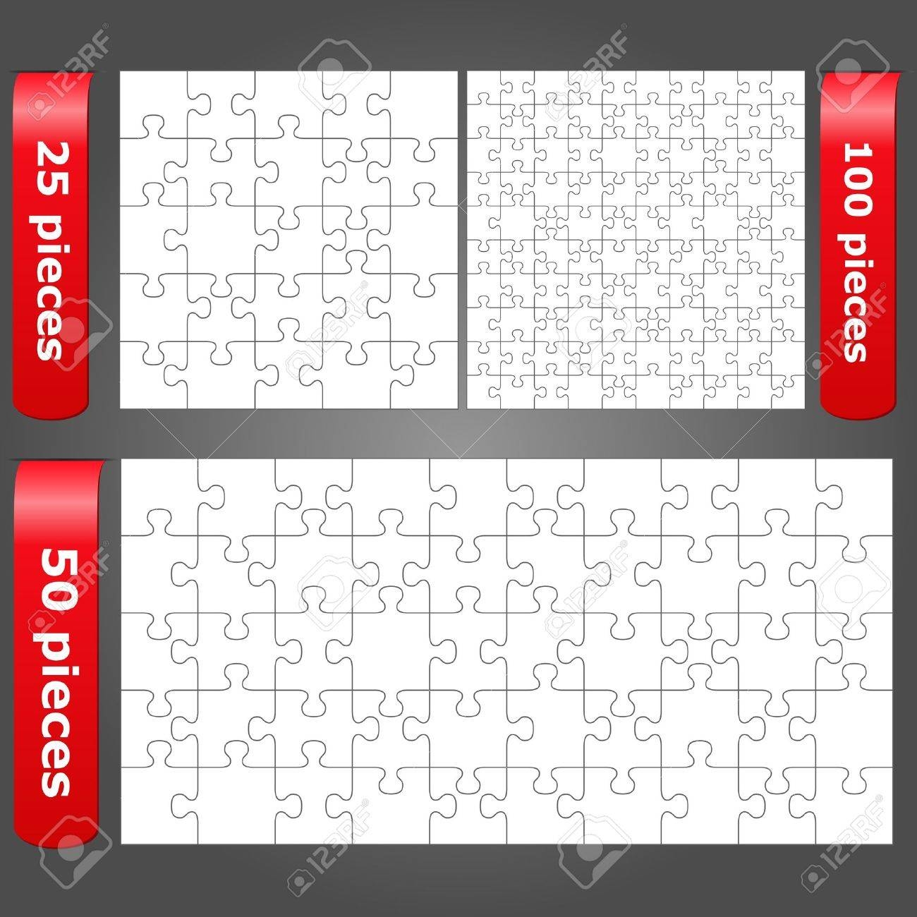 50 piece jigsaw puzzles template