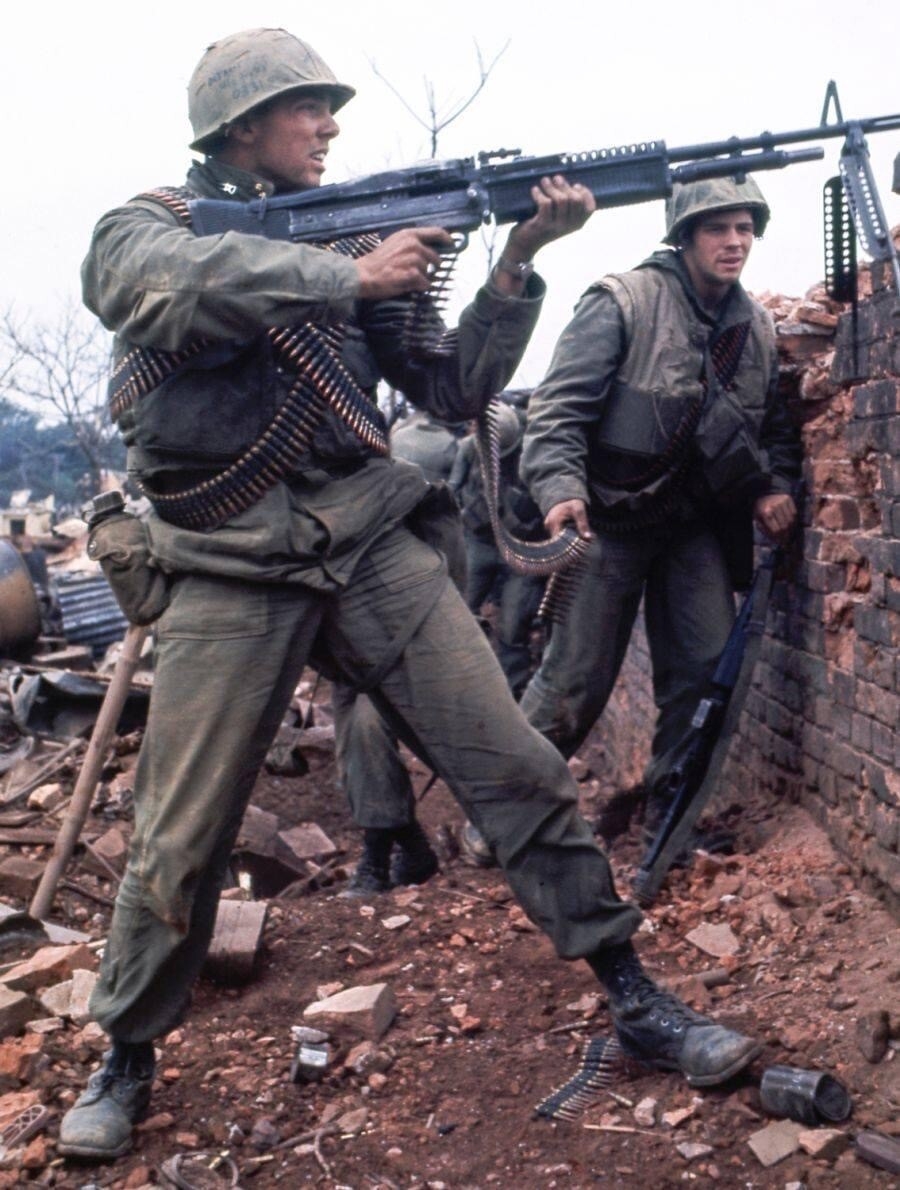 Vietnam War Photo US Soldiers In Vietnam Firefight M 60 COLOR Photo 8314 EBay Australia