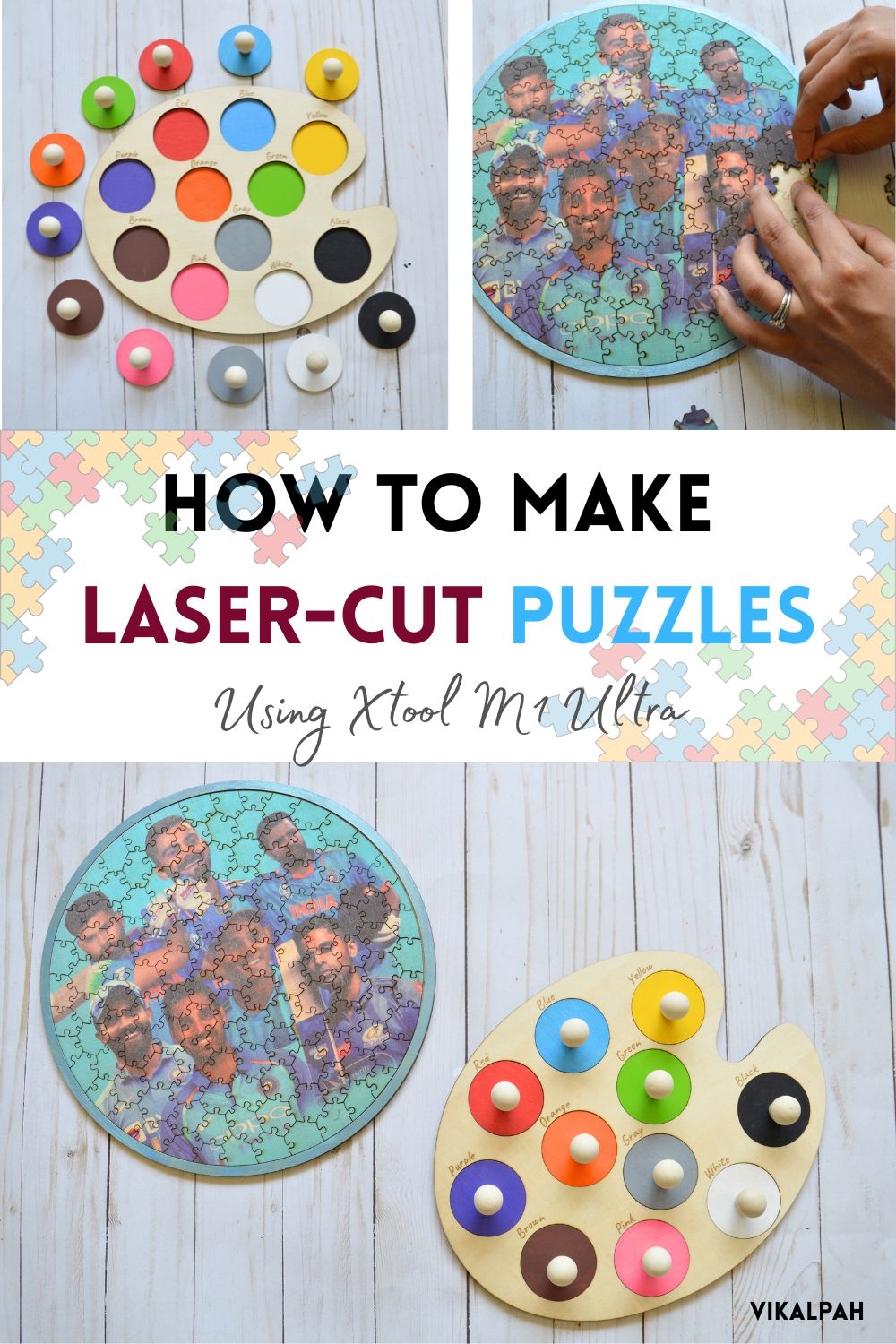 Vikalpah How To Make Customized Laser Cut Puzzle Using XTool M1 Ultra