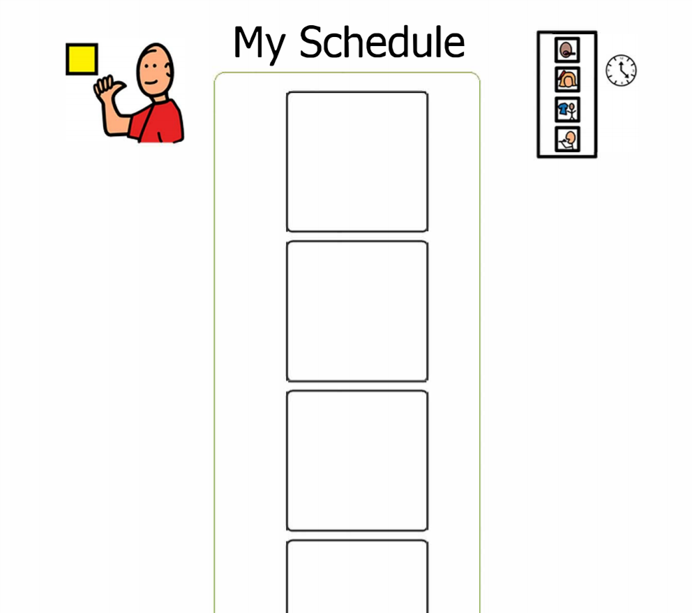 Visual Schedule Templates Press Release Template