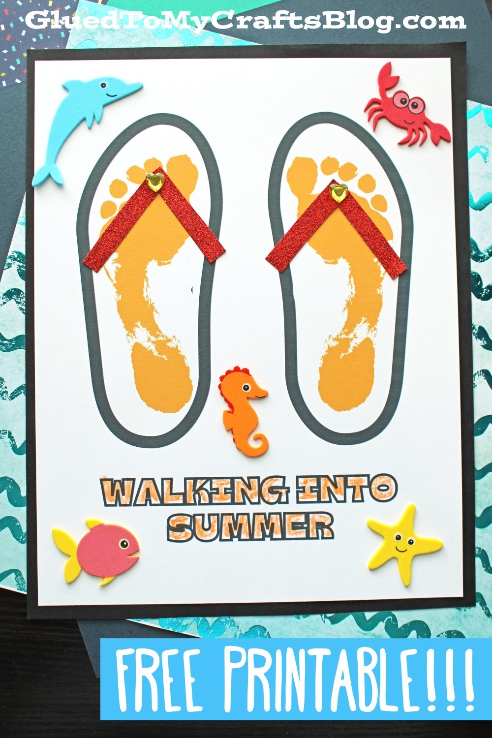 free printable flip flop template printable