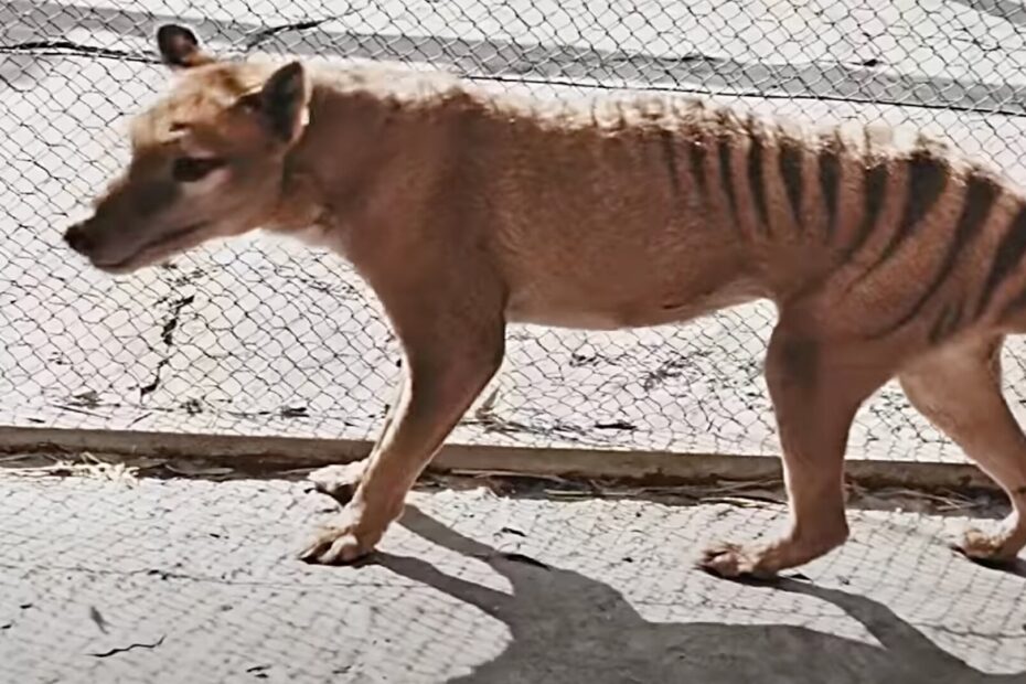 Watch Colorized 88 Year Old Footage Of An Extinct Tasmanian Tiger GeekTyrant