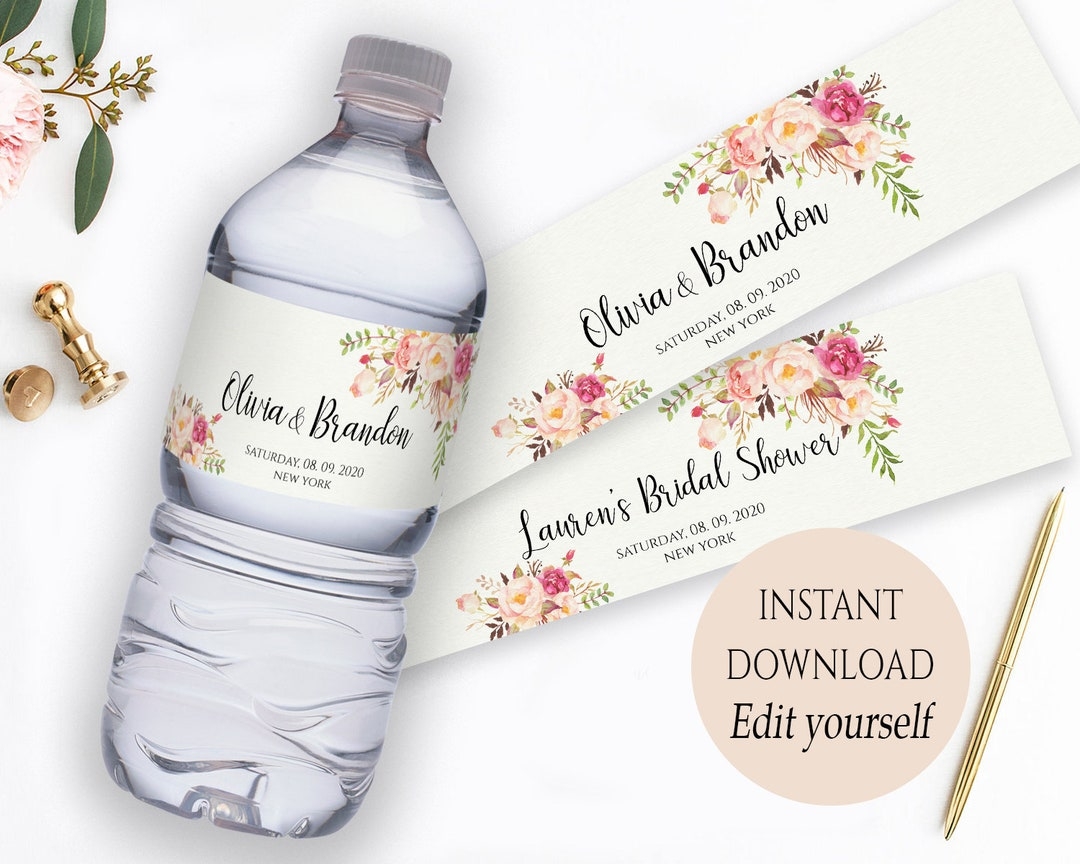 printable bottle labels
