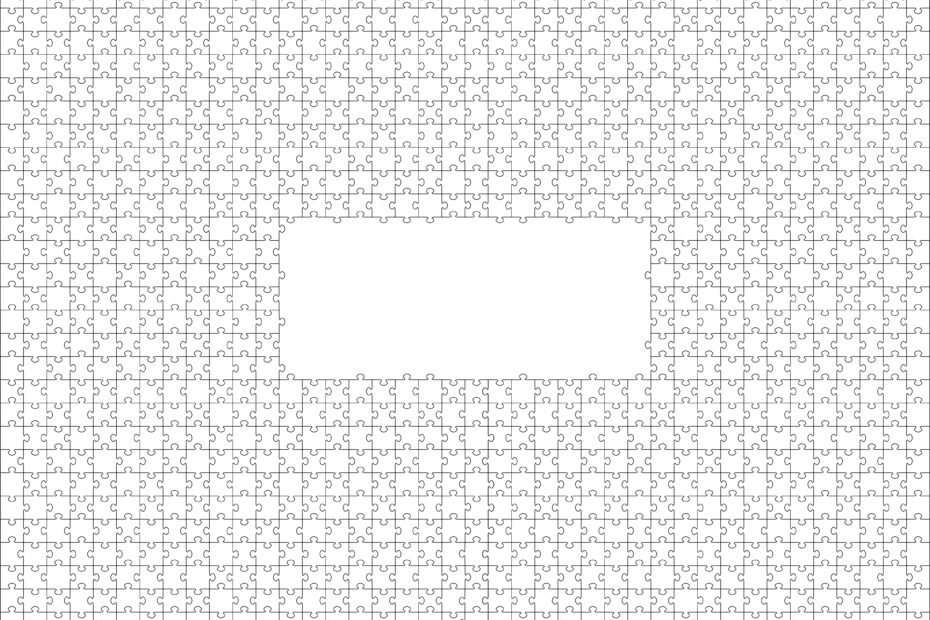 White Puzzle Design Jigsaw Template Svg Dxf Png Eps And Jpg