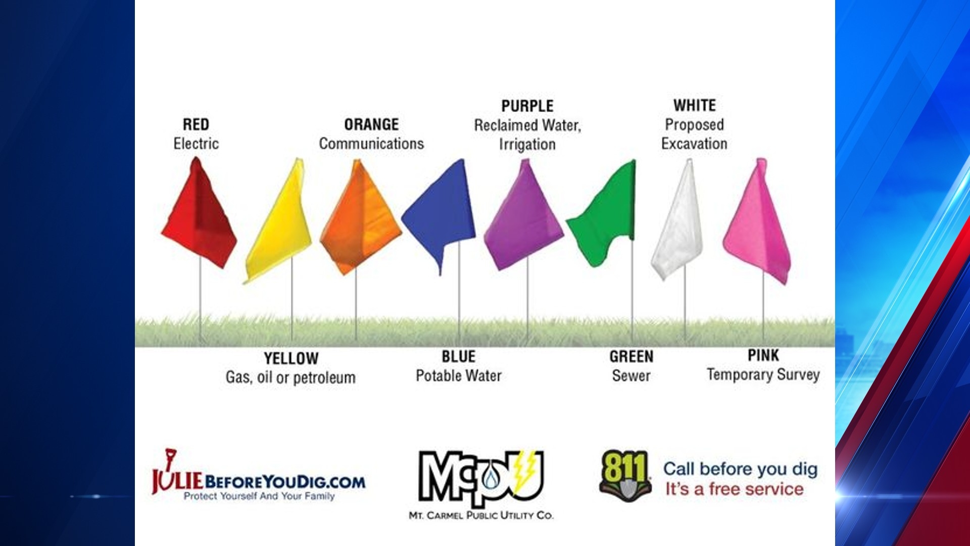 utility flag colors