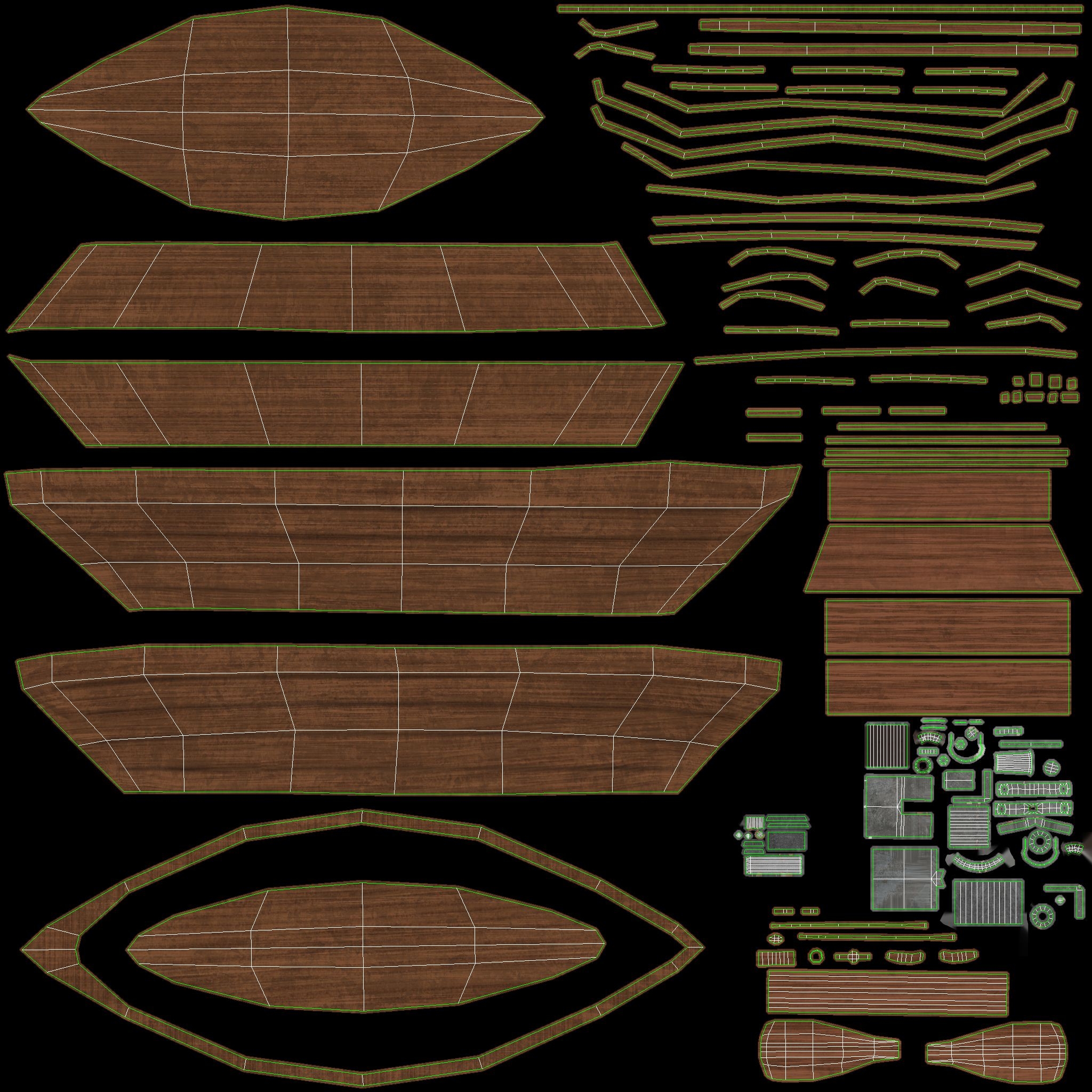 3d boat template printable
