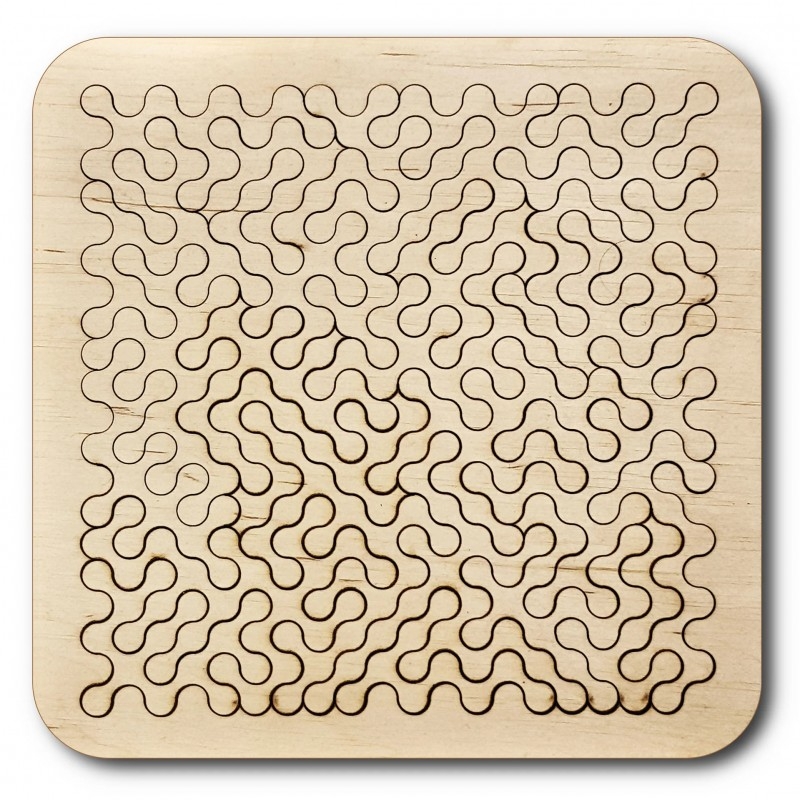 Wooden Puzzle WoodMix 25 Pieces Fractal