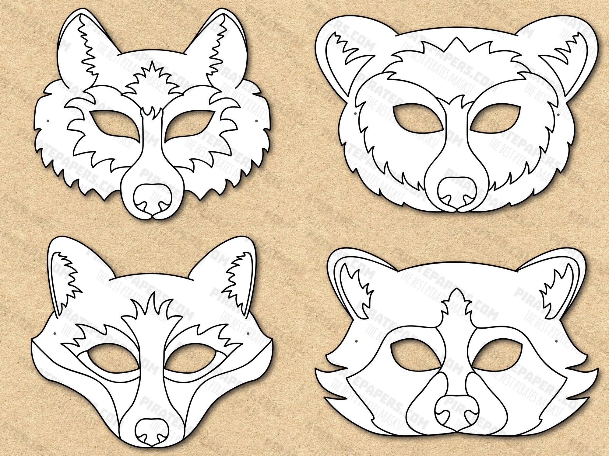 printable full size mask template