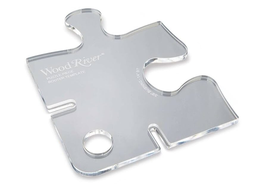Woodriver Puzzle Piece Router Template