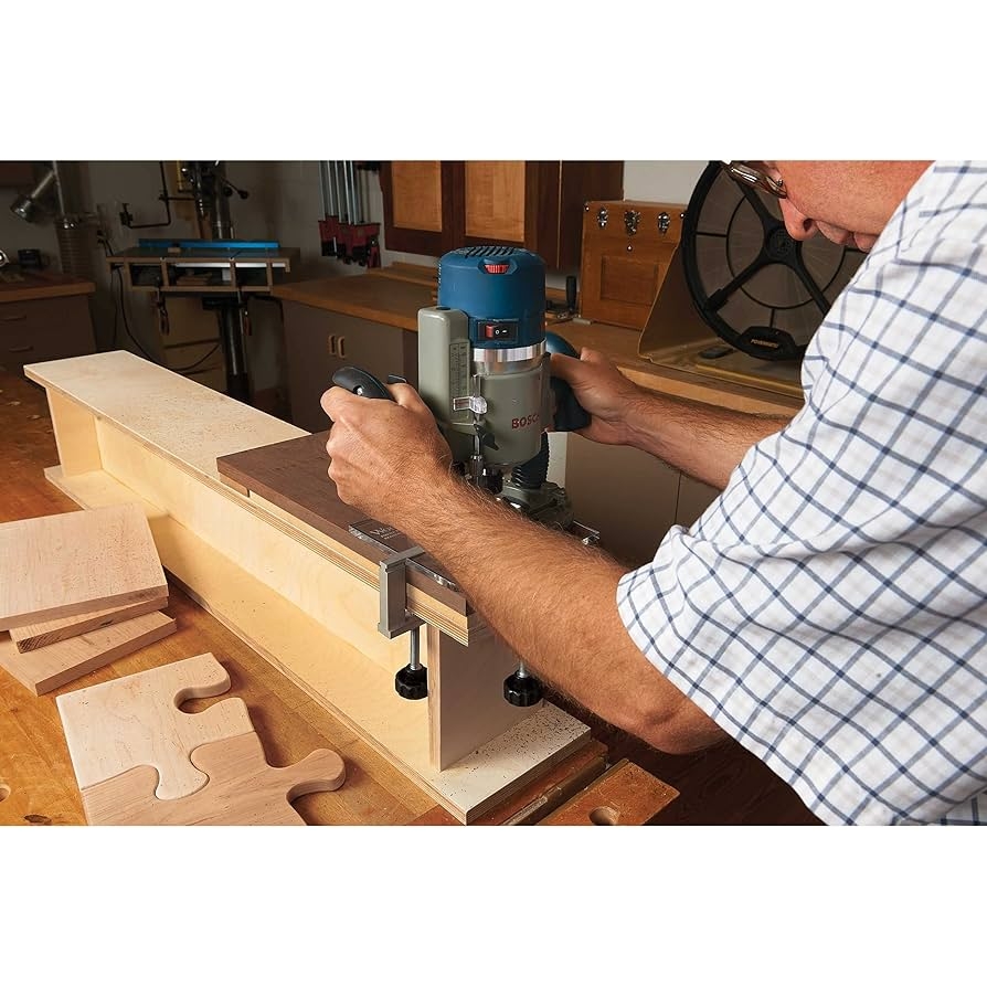 Woodriver Puzzle Piece Router Template Amazon