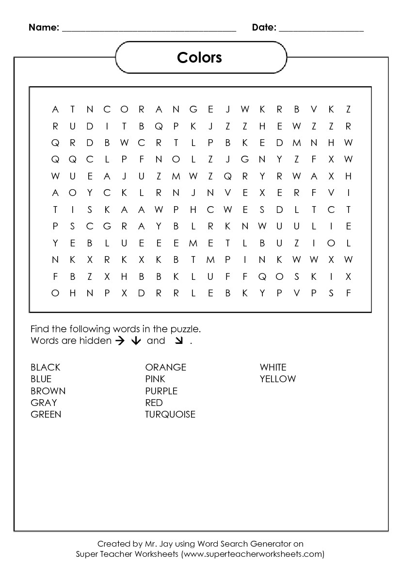 crossword puzzle templates for teachers