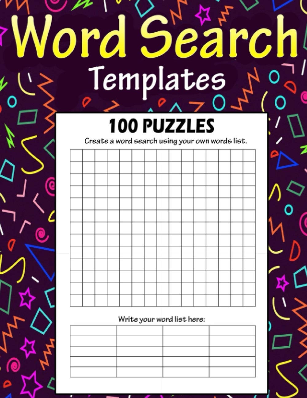 word search puzzle template