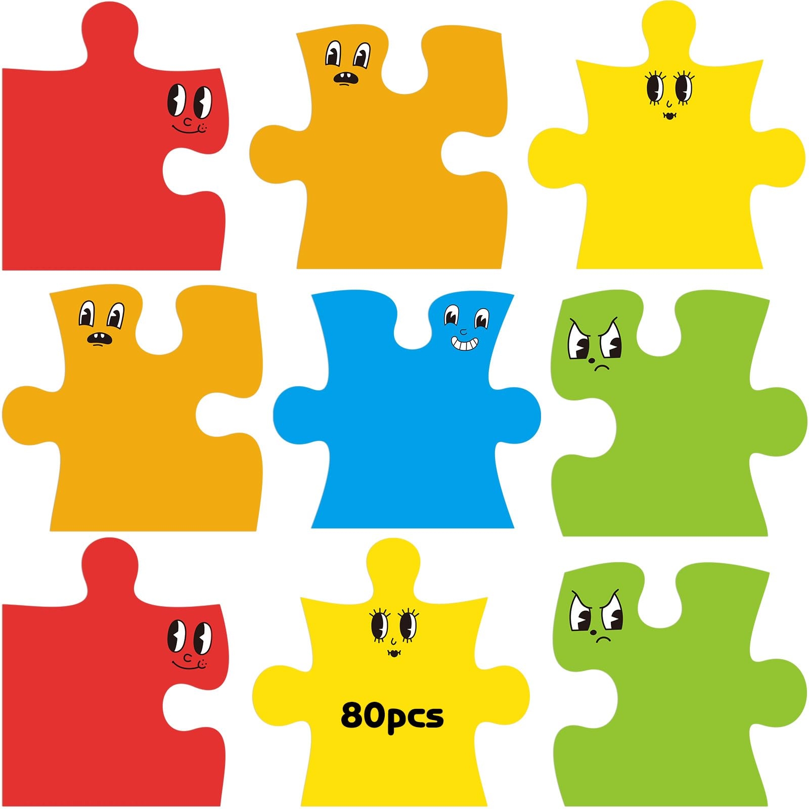 jigsaw puzzle piece template bulletin board