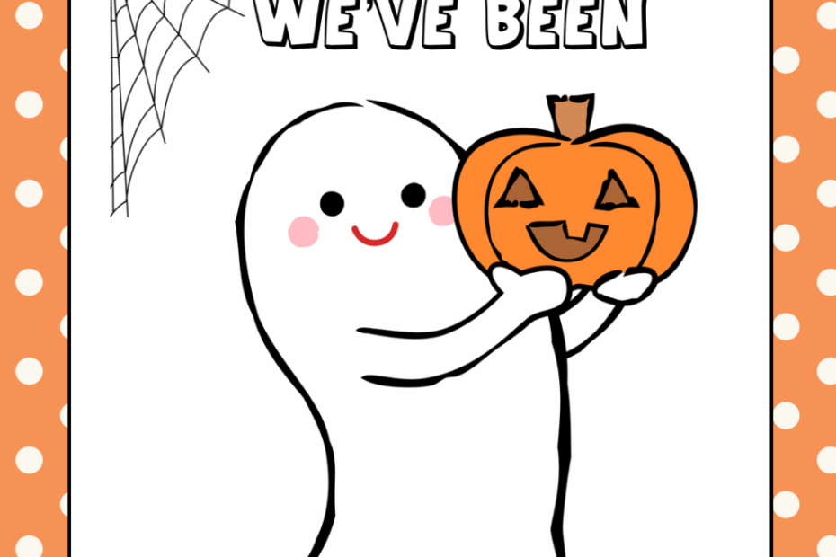 You ve Been Booed Printable For Halloween Teach Beside Me