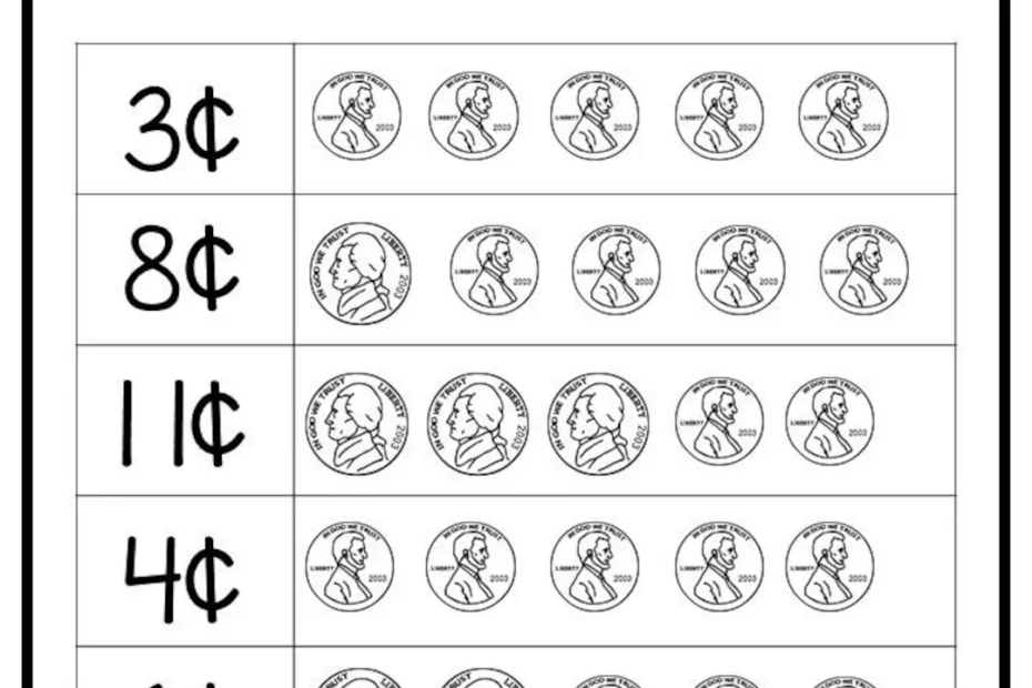 25 Circle The Correct Amount Of Money Worksheets Kindergarten Thru 3rd Grade Math Child Finances Etsy