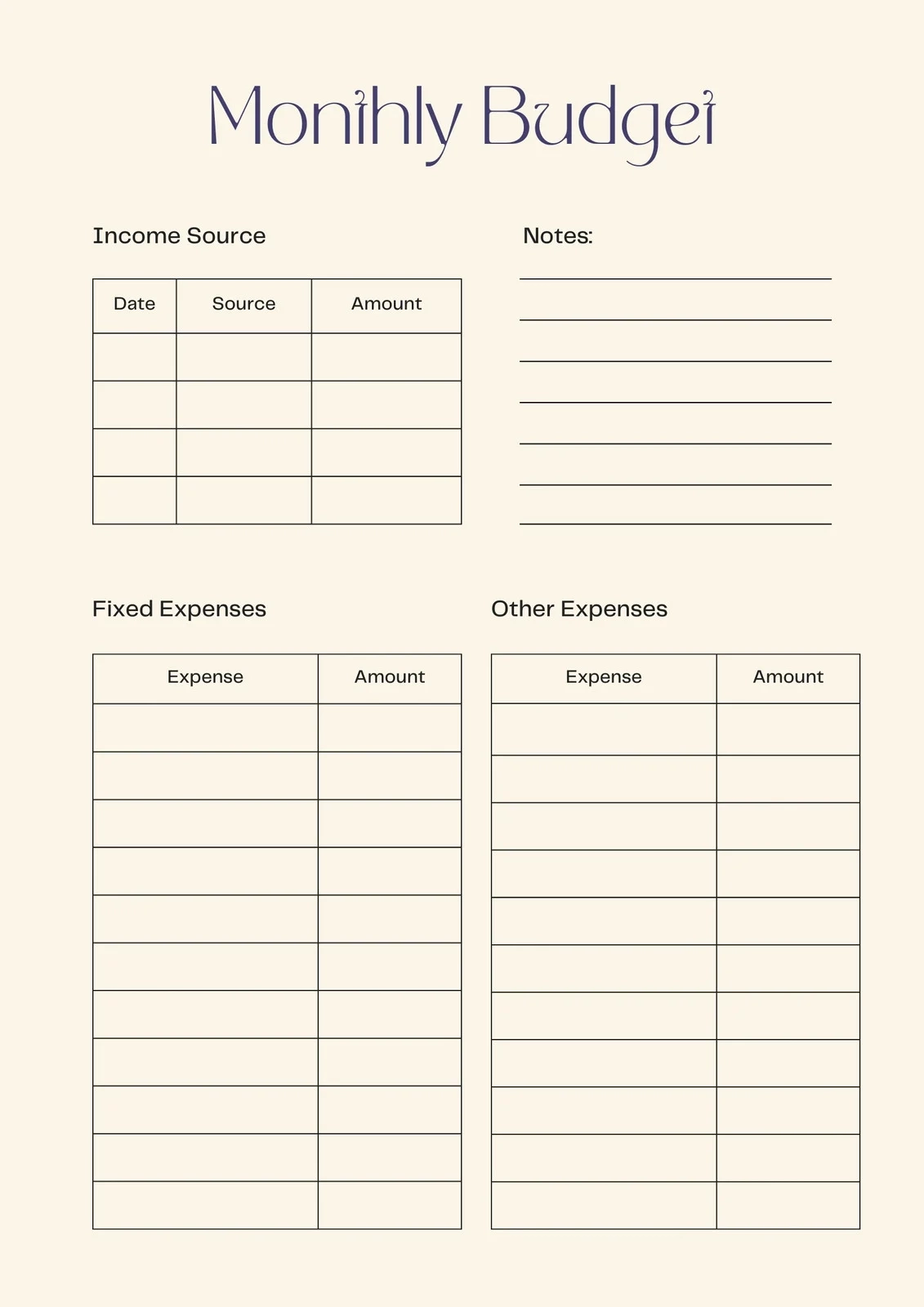 Free And Customizable Budget Templates Canva Free And Customizable Budget Templates Canva